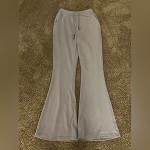 light blue halara flare sweatpants